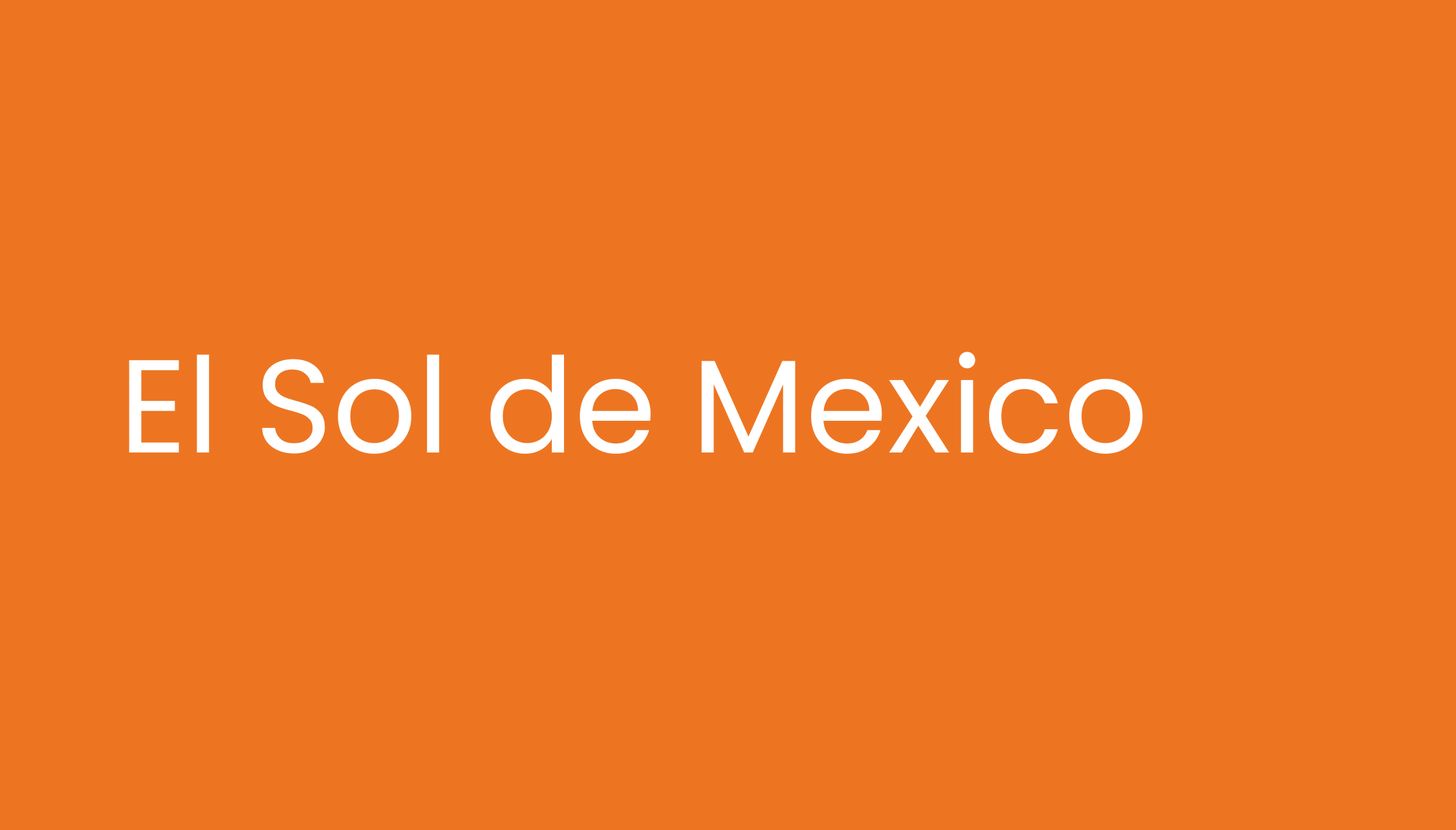 El Sol de Mexico